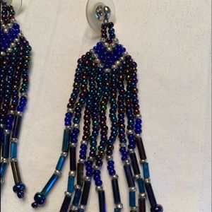 Handmade Guatemalan beaded earrings